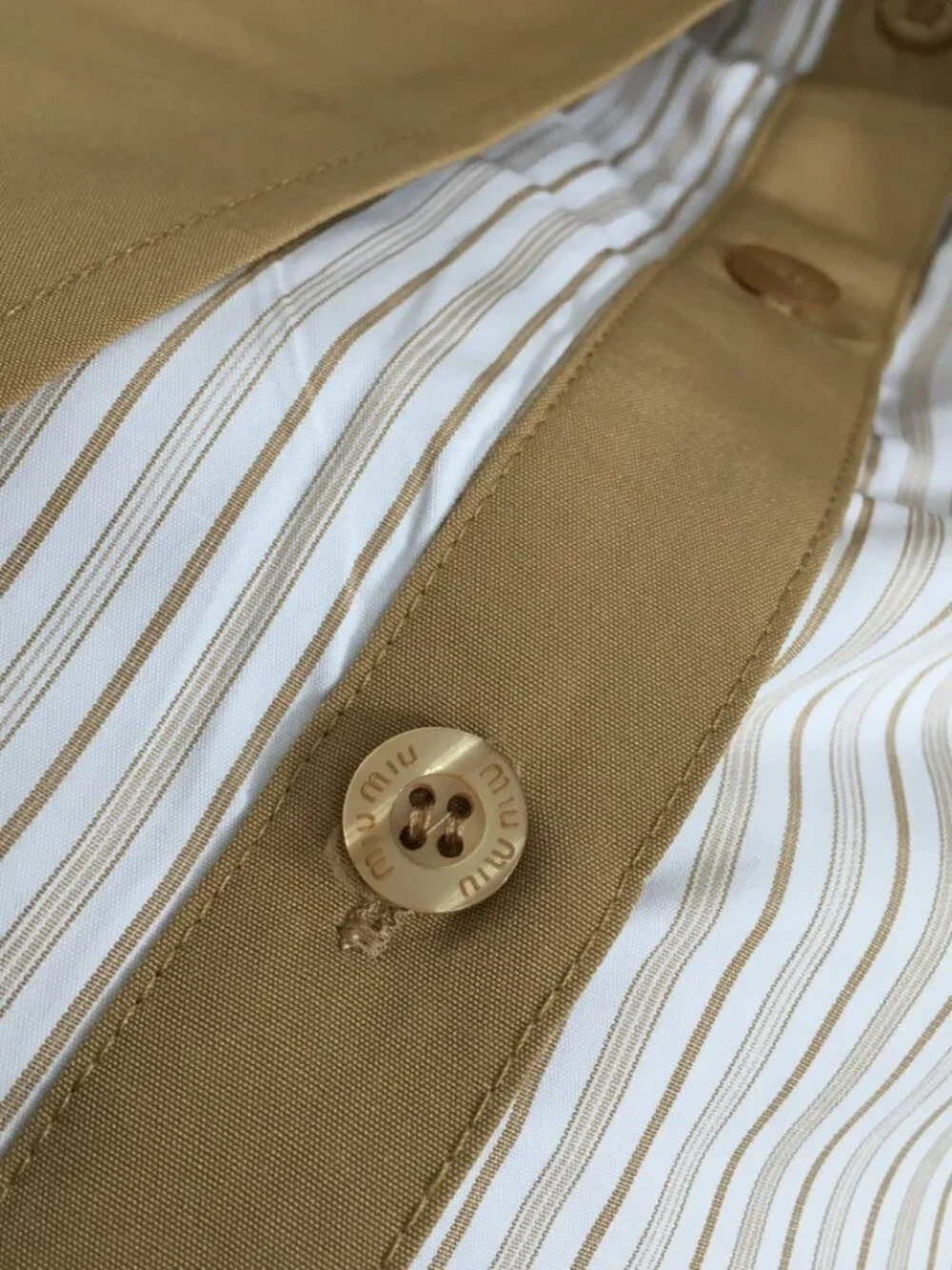 Miu Miu khaki sizes